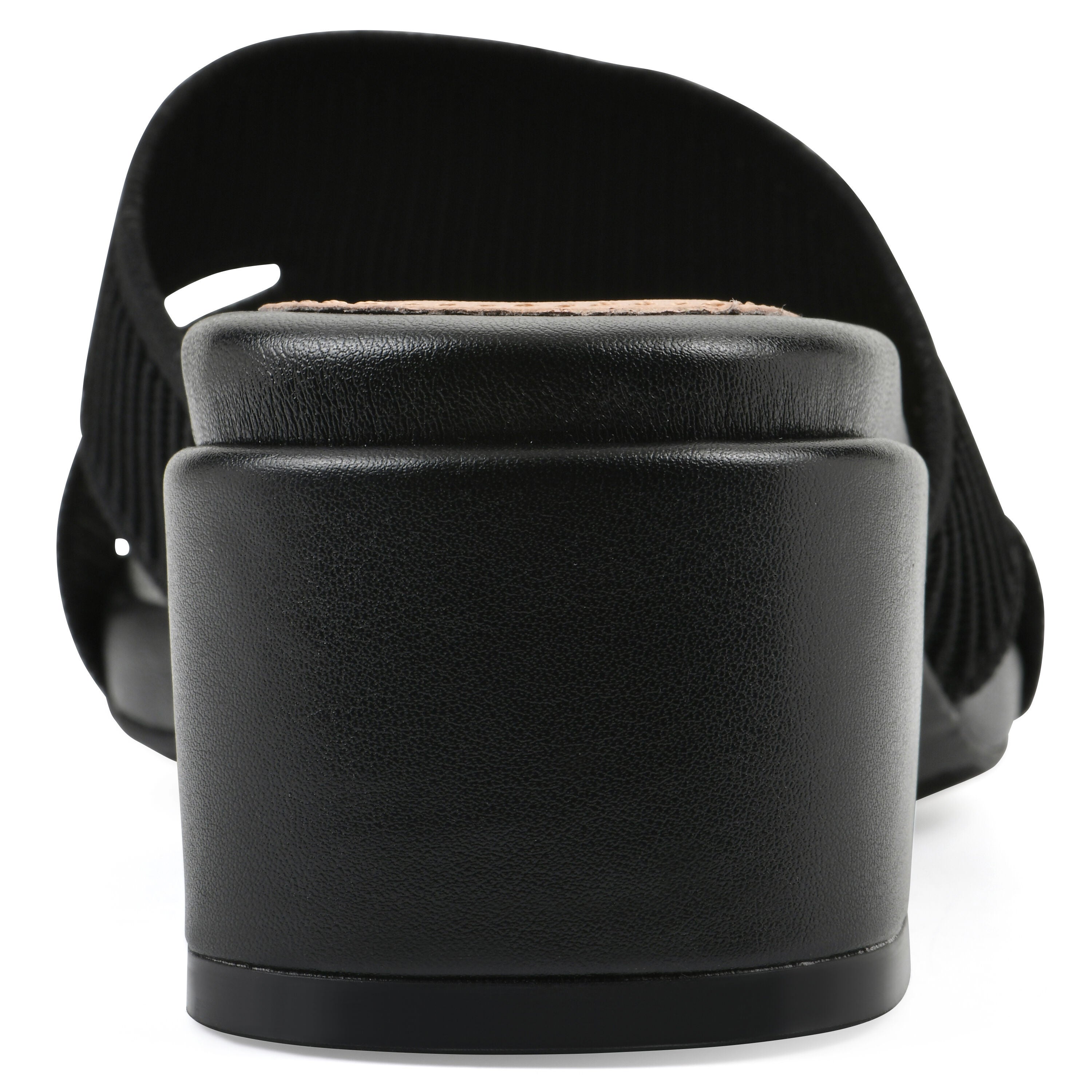 Milled Heeled Sandal, BLACK FABRIC, on-hover image number 1