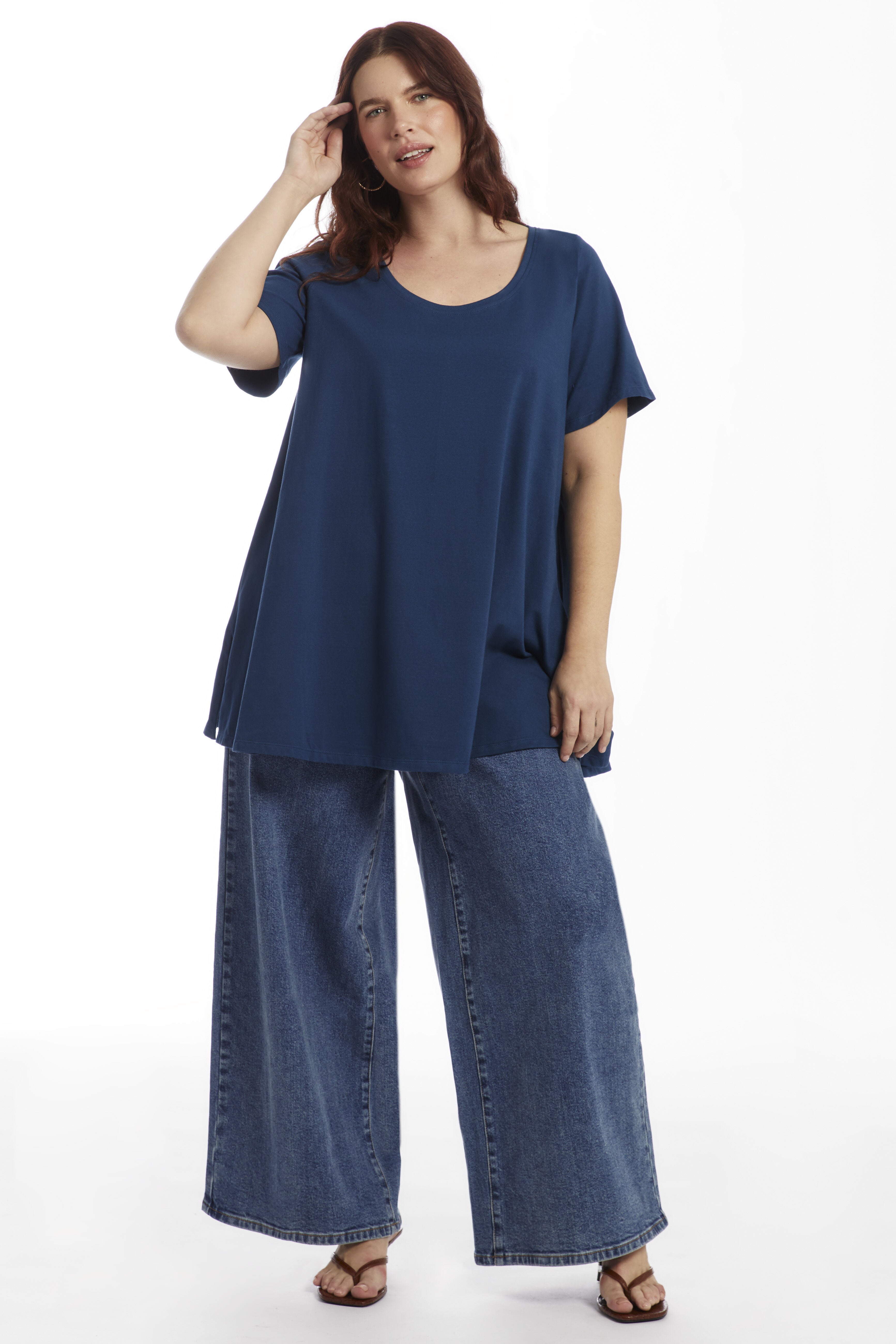 Short-Sleeve Swing One + Only Tunic