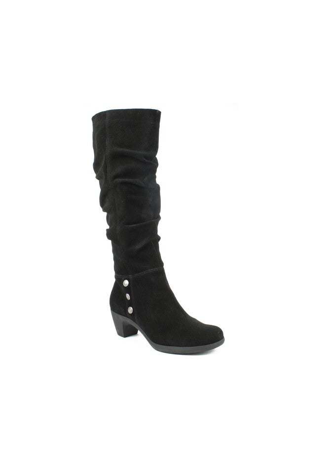 Averie Wide Calf Tall Boot by Cliffs by White Mountain, BLACK, hi-res image number null
