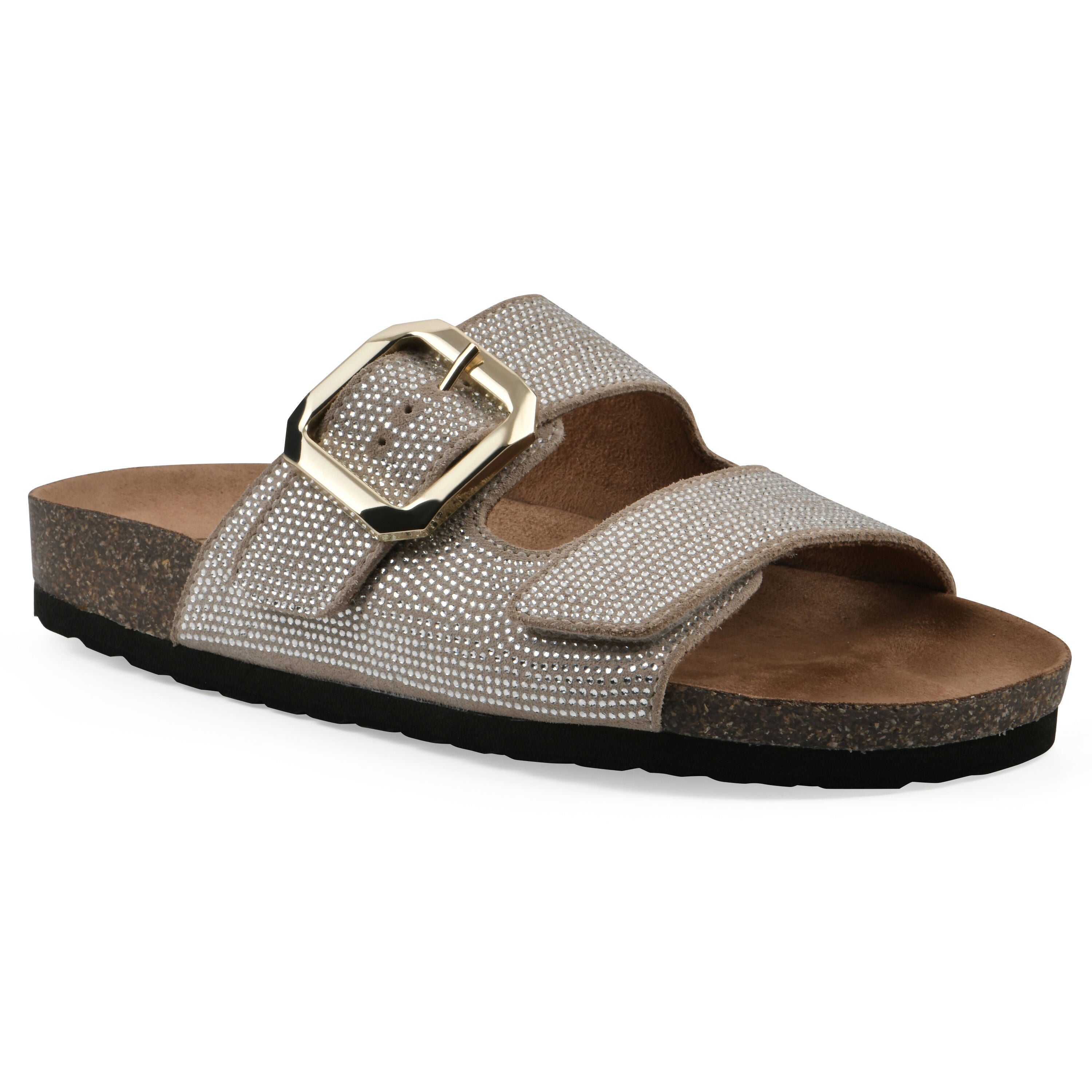 Granitas Footbeds Sandal, SANDAL WOOD SUEDE, hi-res image number 0