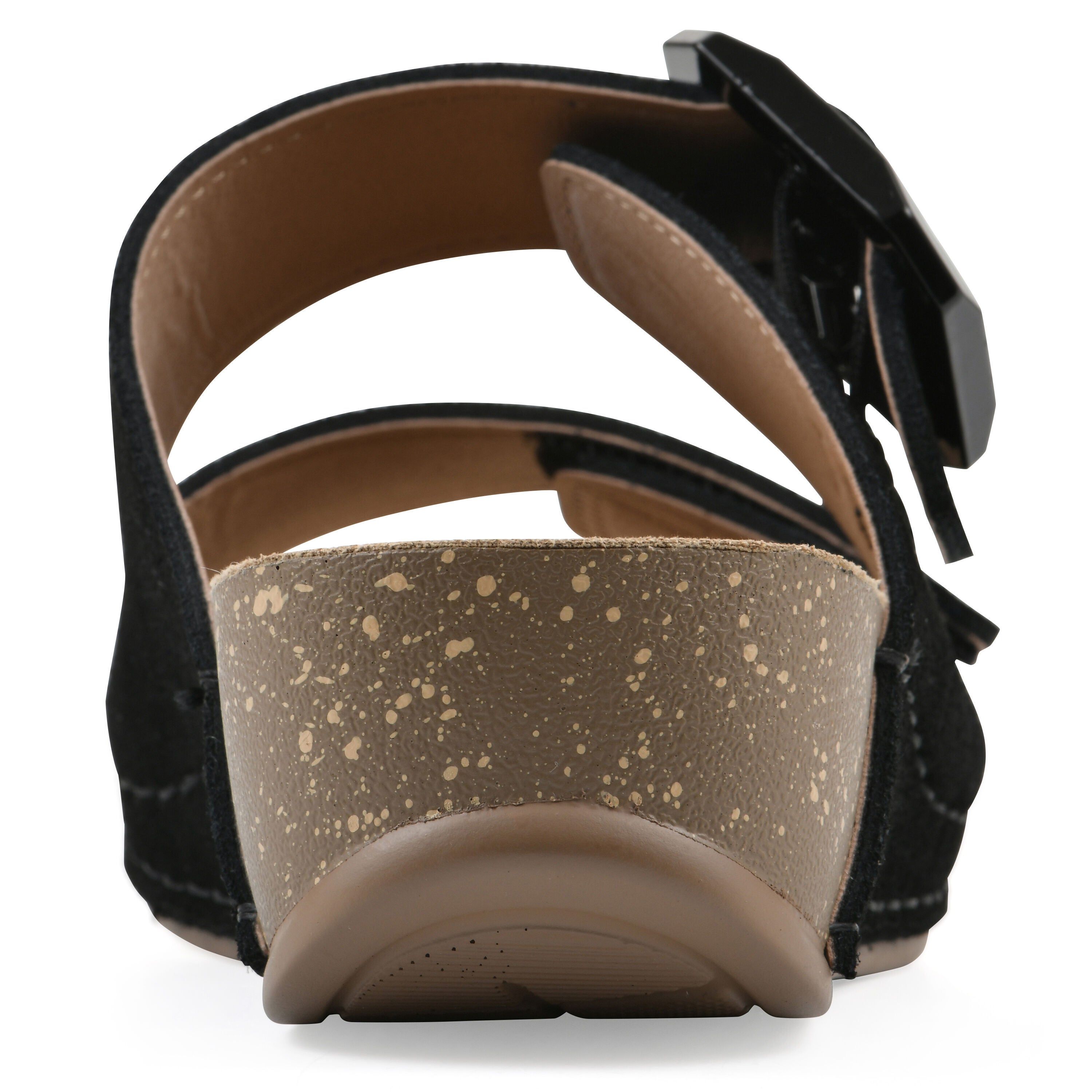 Fearful Slip On Wedge, BLACK SUEDE, on-hover image number 1