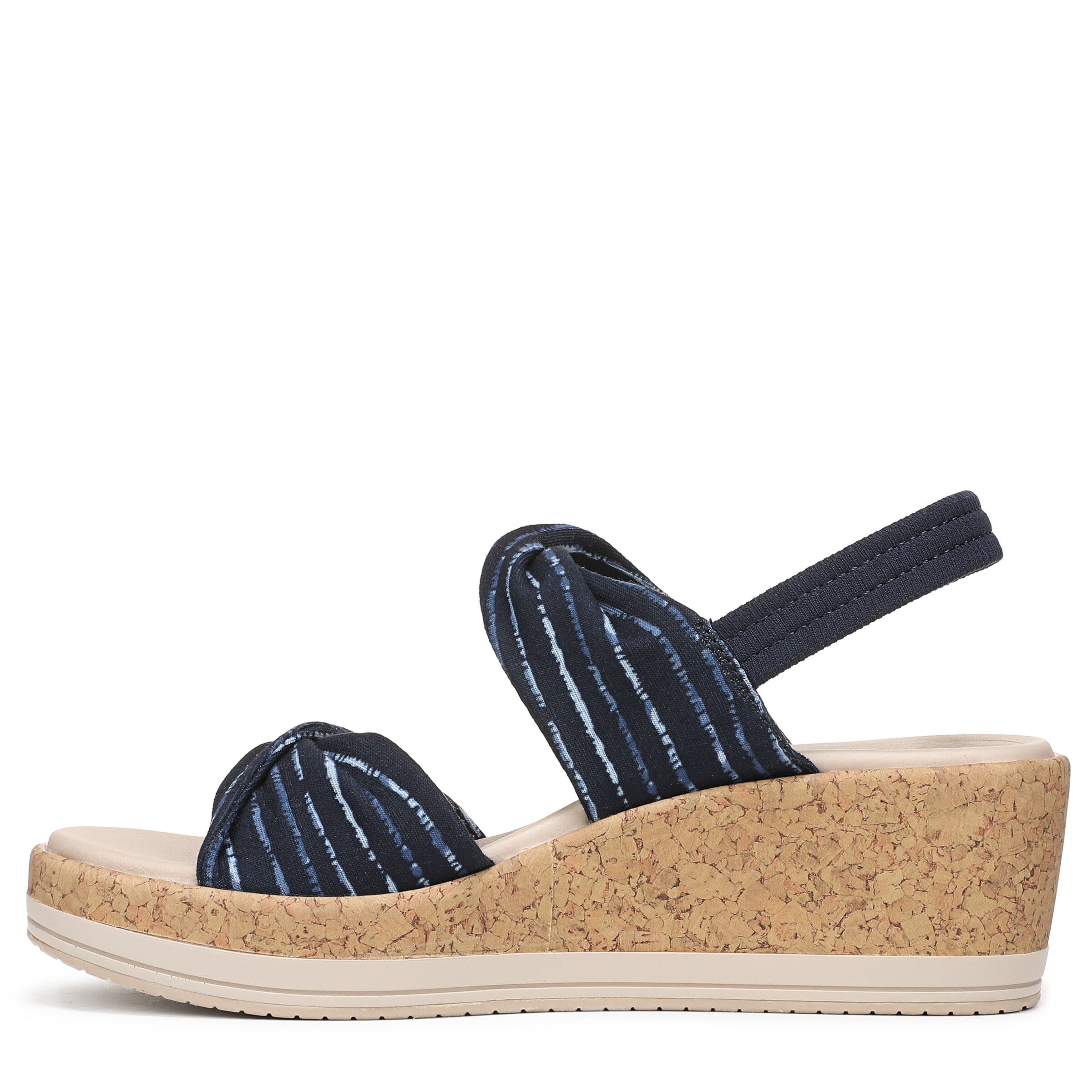 Riley Slingback Wedge Sandal, NAVY BLUE MULTI, alternate image number 5