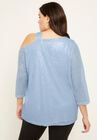 Sequin One-Shoulder Top, , on-hover image number null
