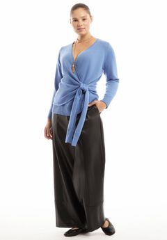 Wrap-Front Cardigan