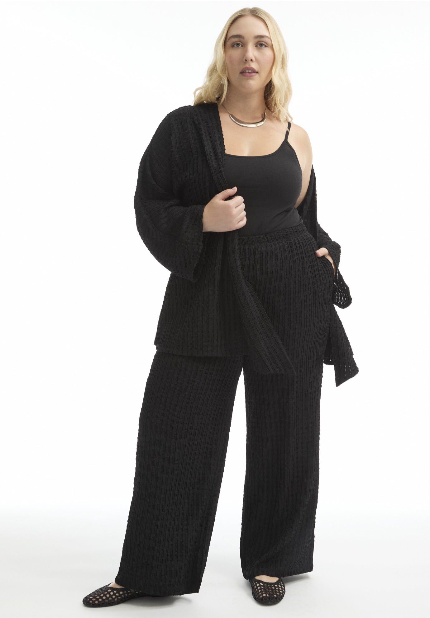 Knitted Pull-On Pants