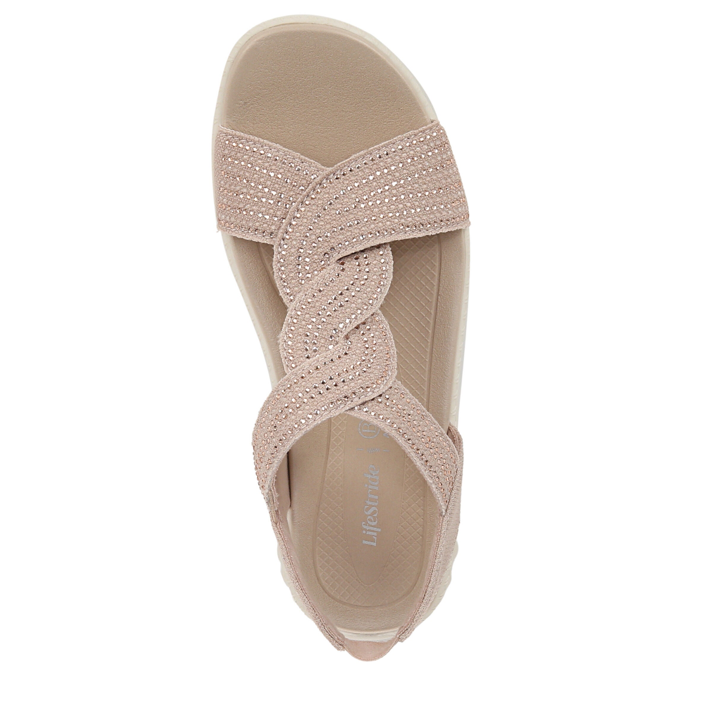 Lilly Bright Sandal, BARELY BEIGE, alternate image number 6