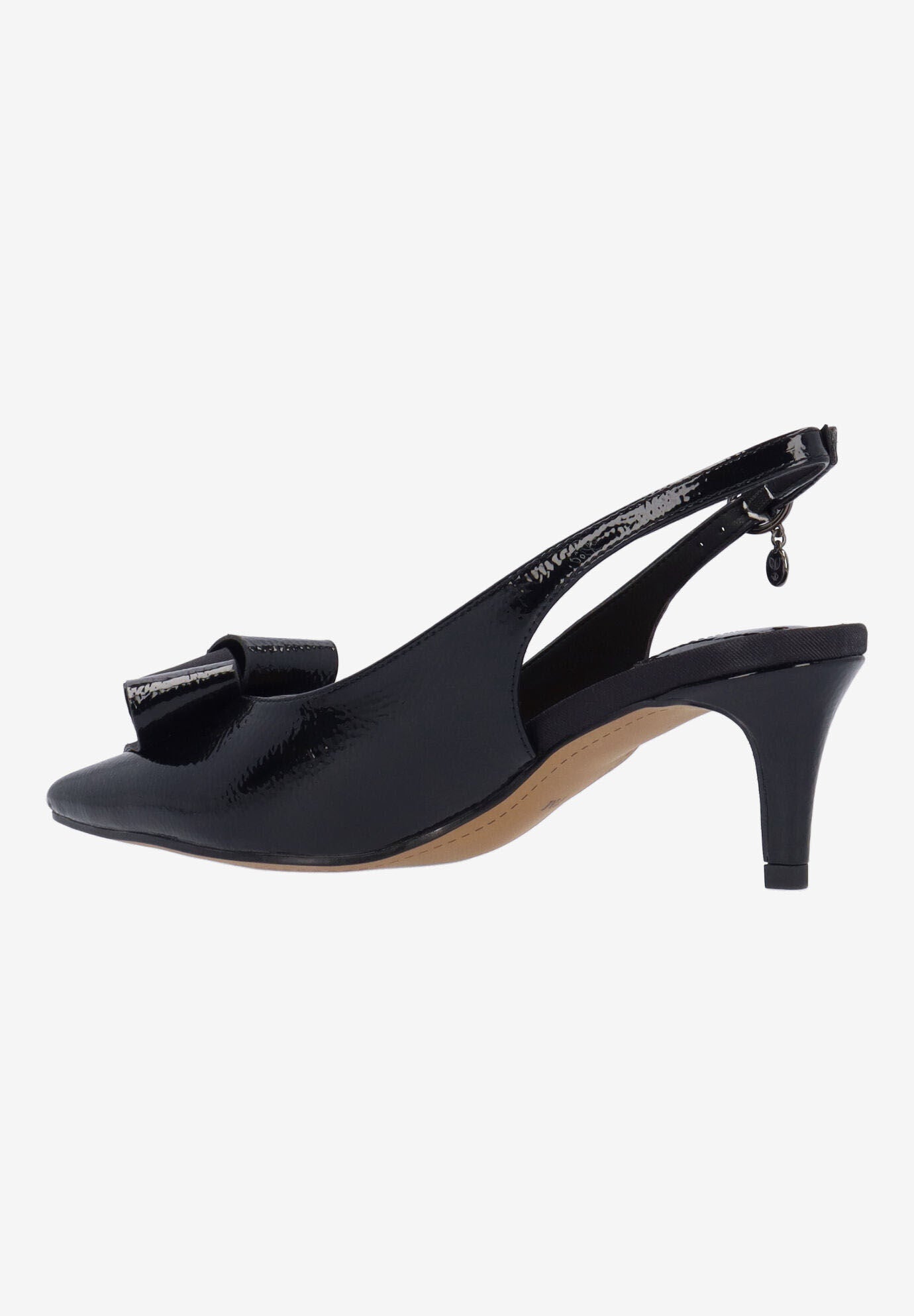 Delara Slingback Pump, BLACK, alternate image number 5