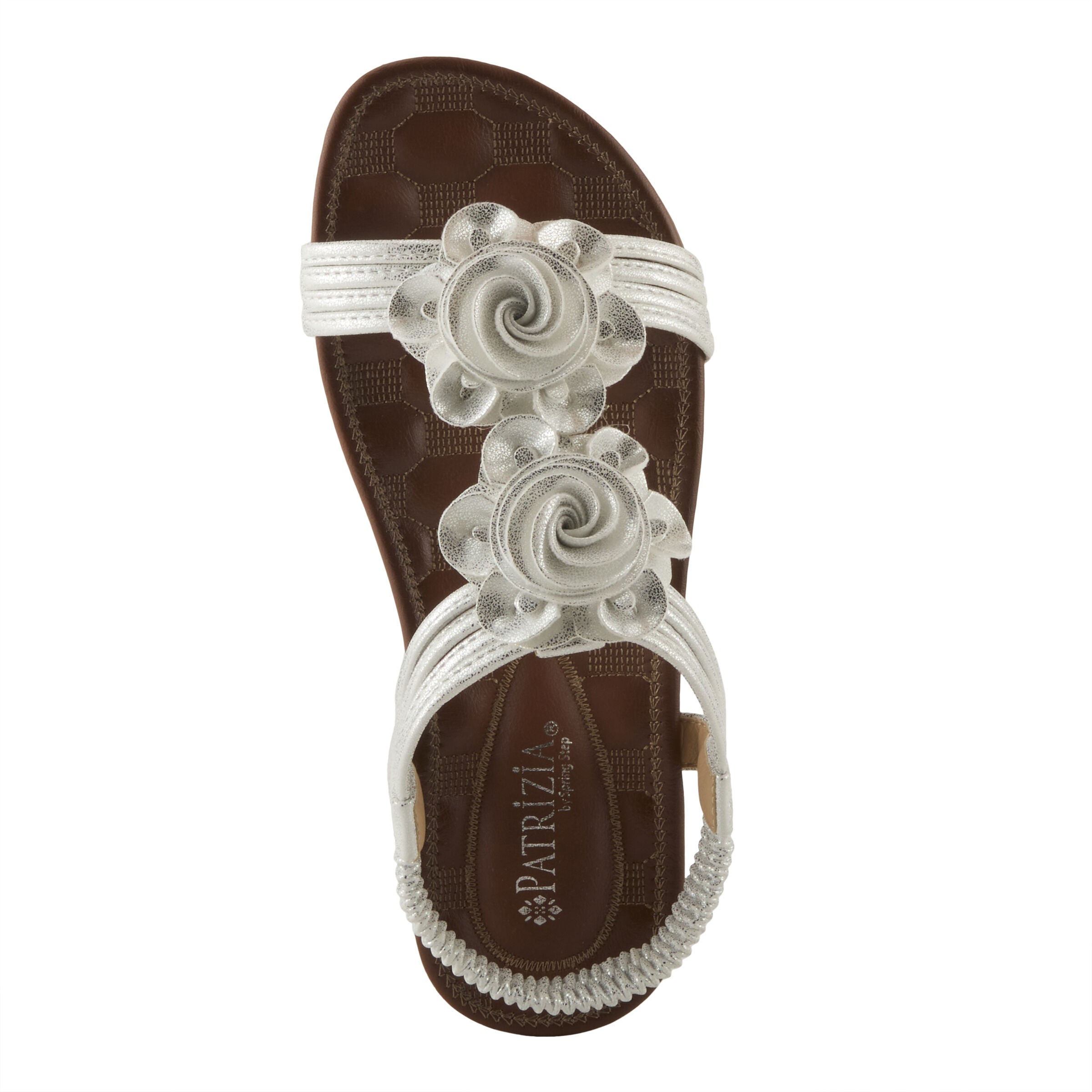 Nectarine T-Strap Thong Sandal, SILVER, alternate image number 3