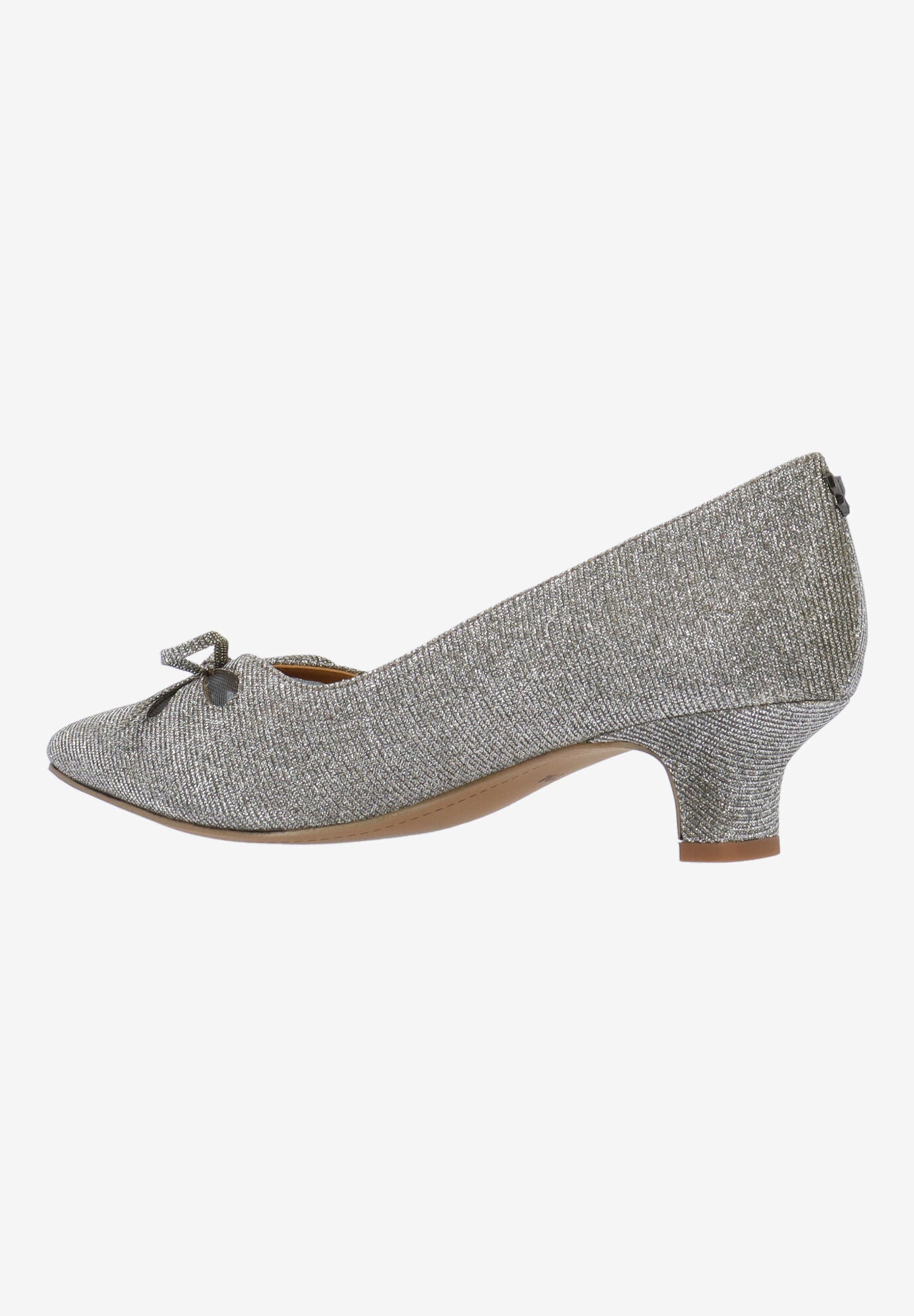 Calinda Slip-On Pump, PEWTER, alternate image number 5