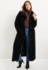 Maxi Teddy Fleece Coat, , alternate image number null