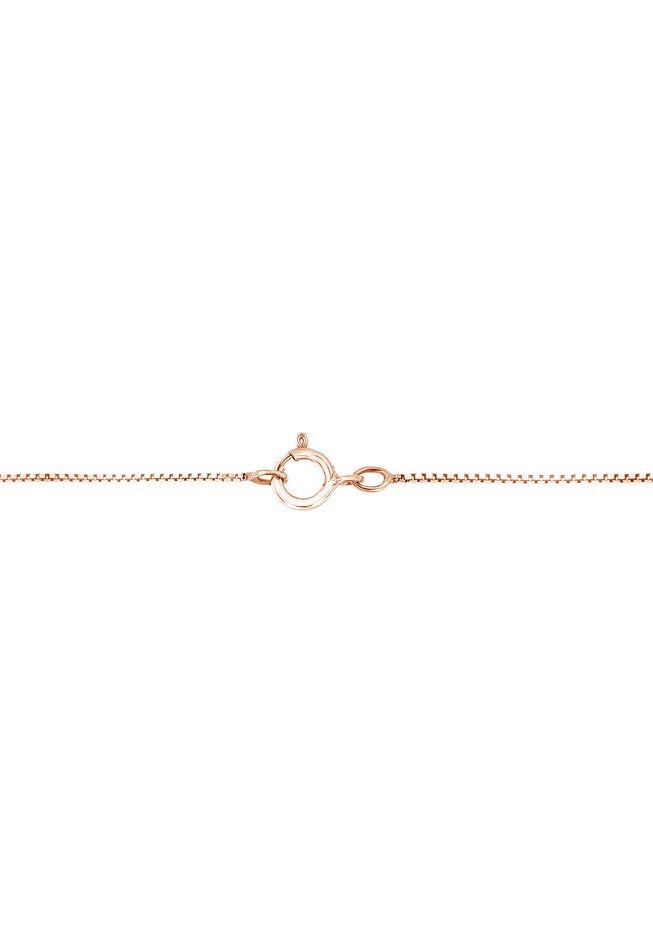 Rose Gold Plated Sterling Silver 1/2 Cttw Diamond Heart Pendant Necklace, , alternate image number 3
