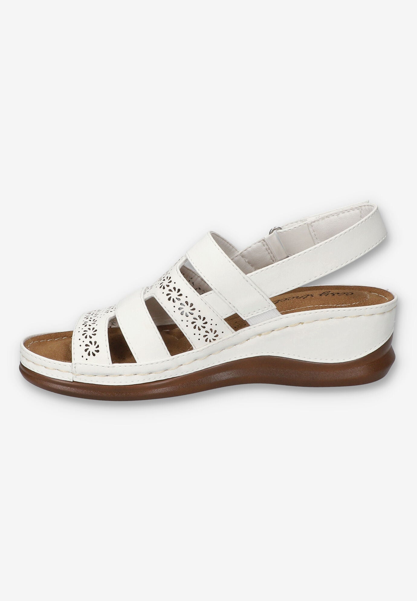 Alexi Slingback Wedge Sandal, WHITE, alternate image number 4
