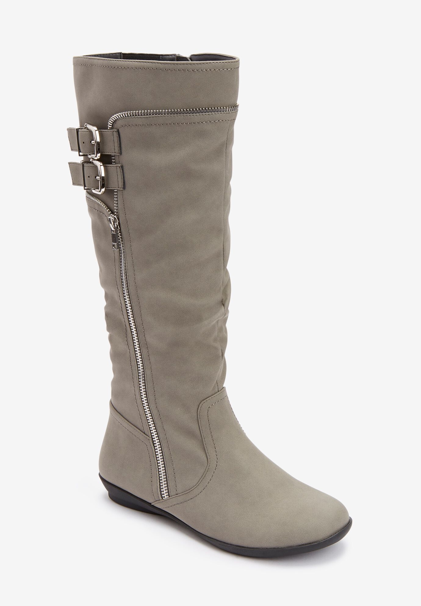 Woman within shop boots