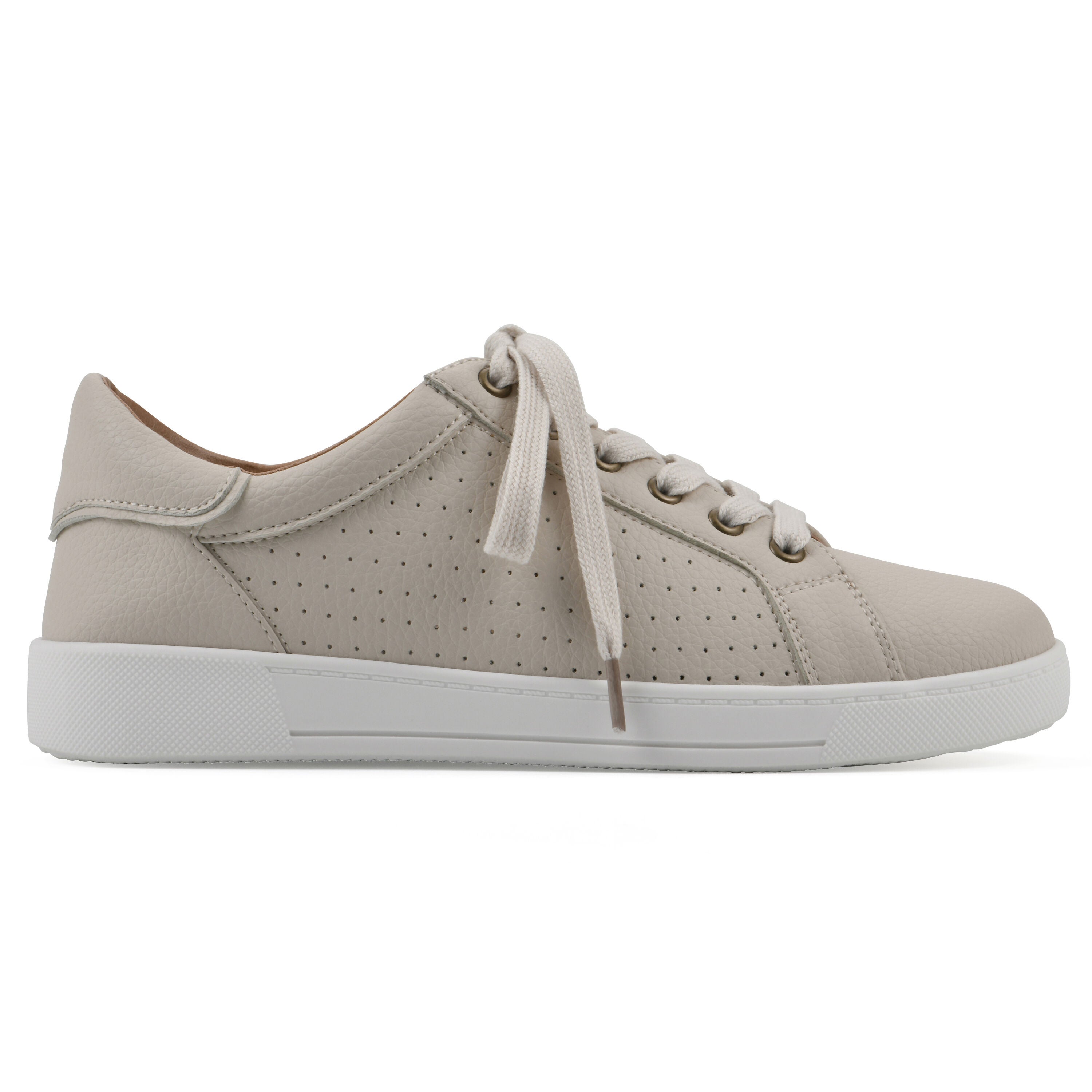 Uniform Lace Up Sneaker, BONE SMOOTH, alternate image number 2