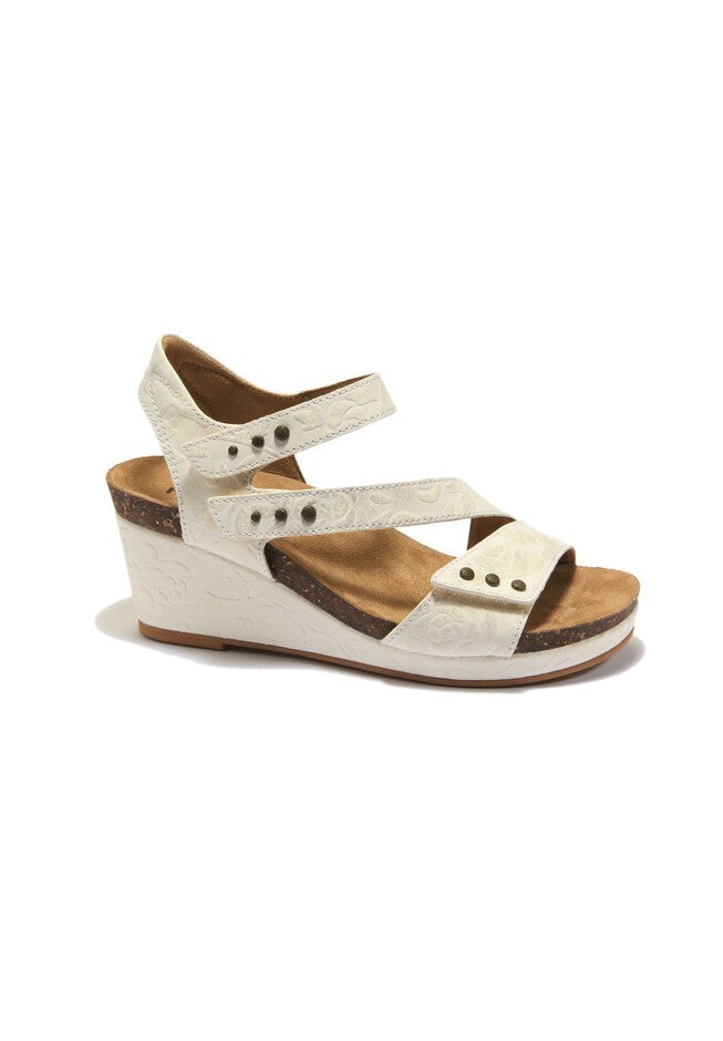 Giselle Wedge Sandal, IVORY, hi-res image number 0