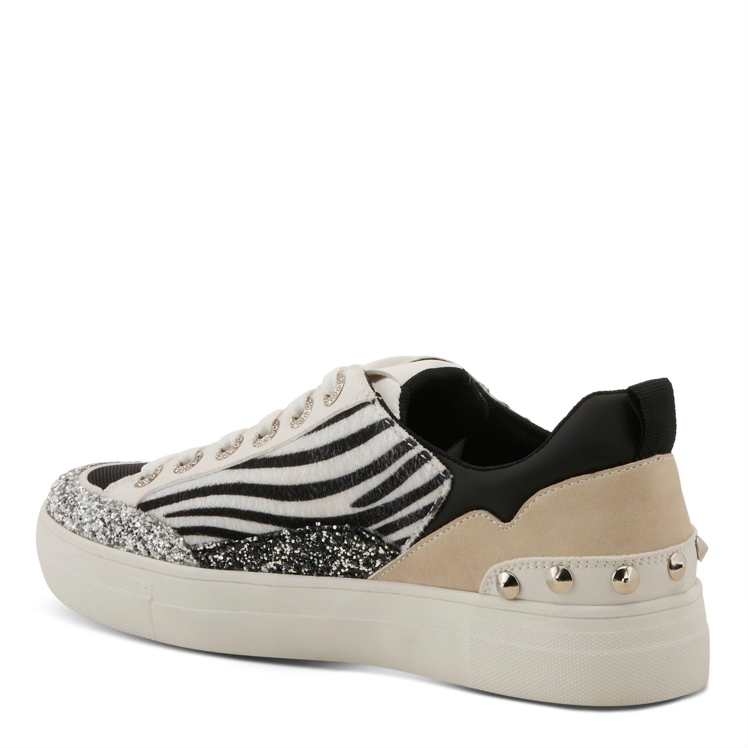Gascar Fashion Sneaker, ZEBRA PRINT, alternate image number 7
