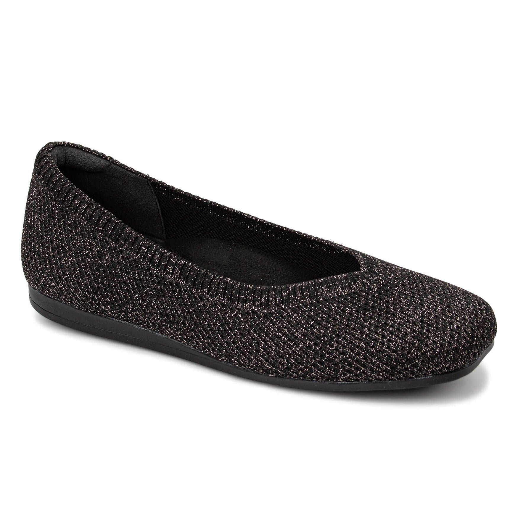 Niki Stretch Knit Flat, BLACK SPARKLE KNIT, hi-res image number 0