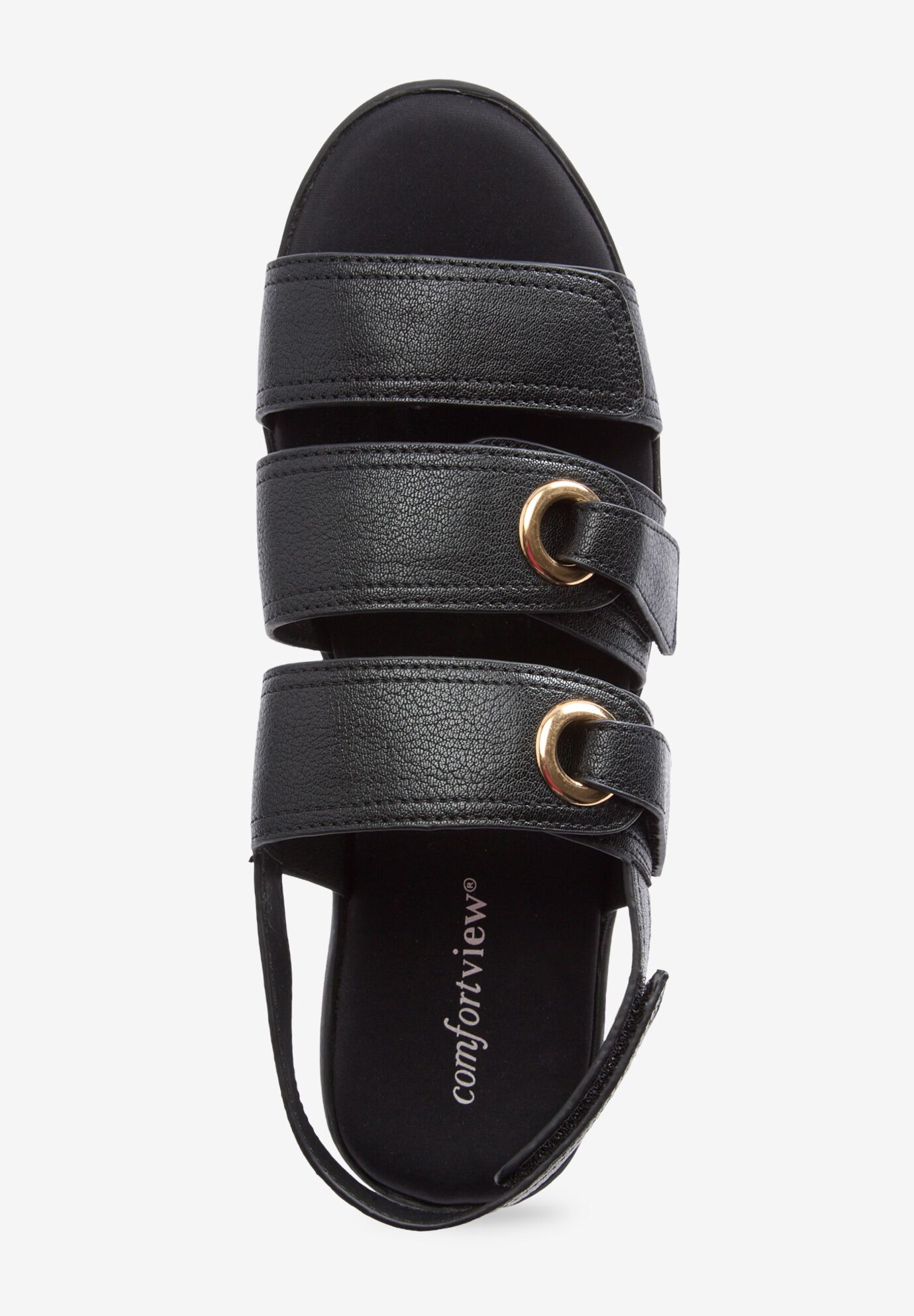 The Winnie Orthotic Sandal, BLACK, alternate image number 4