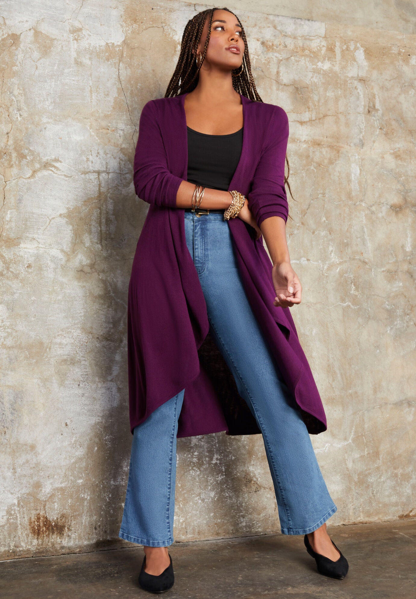 Woman within sales cardigan