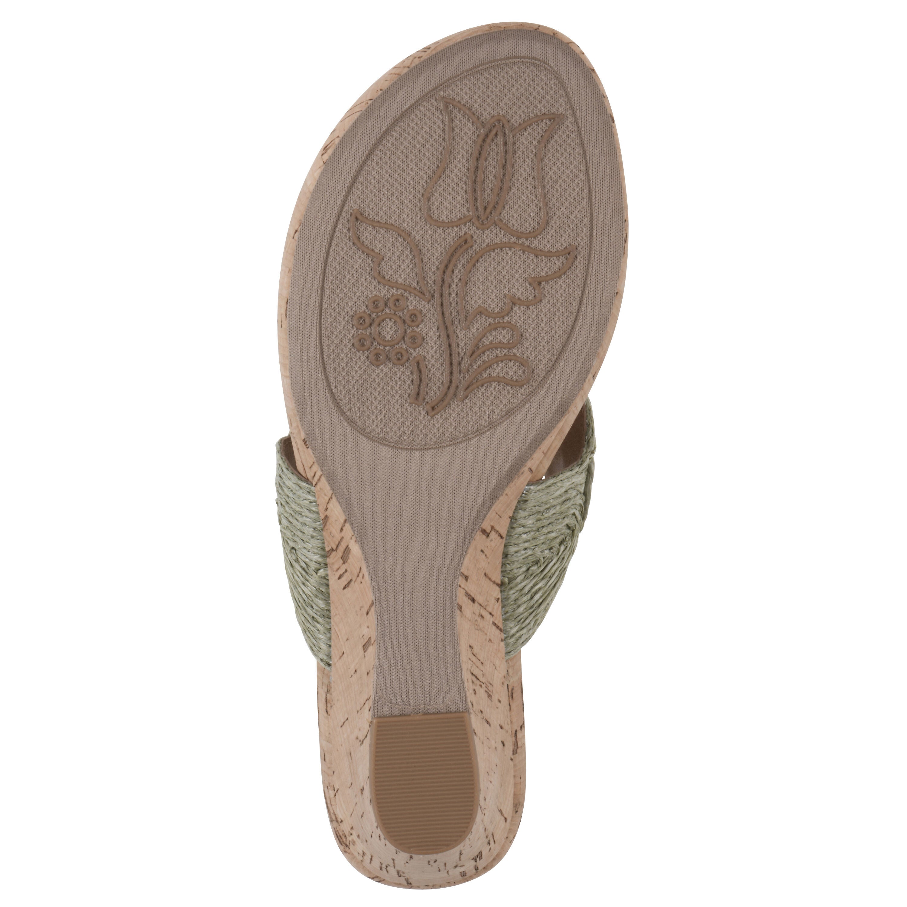 Affogato Wedge Sandal, ALOE GREEN SMOOTH, alternate image number 5