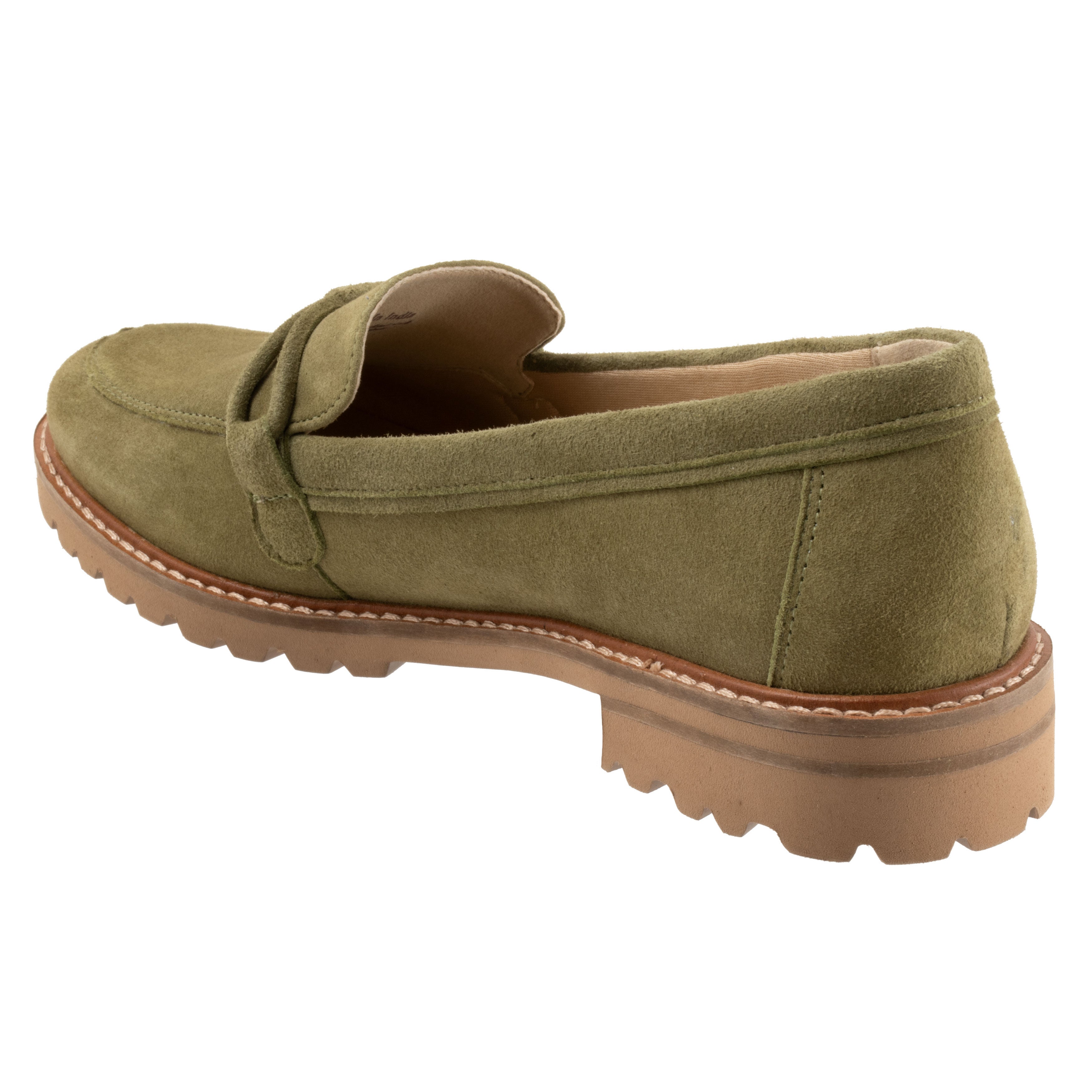 Fiora Flat, OLIVE SUEDE, on-hover image number 1