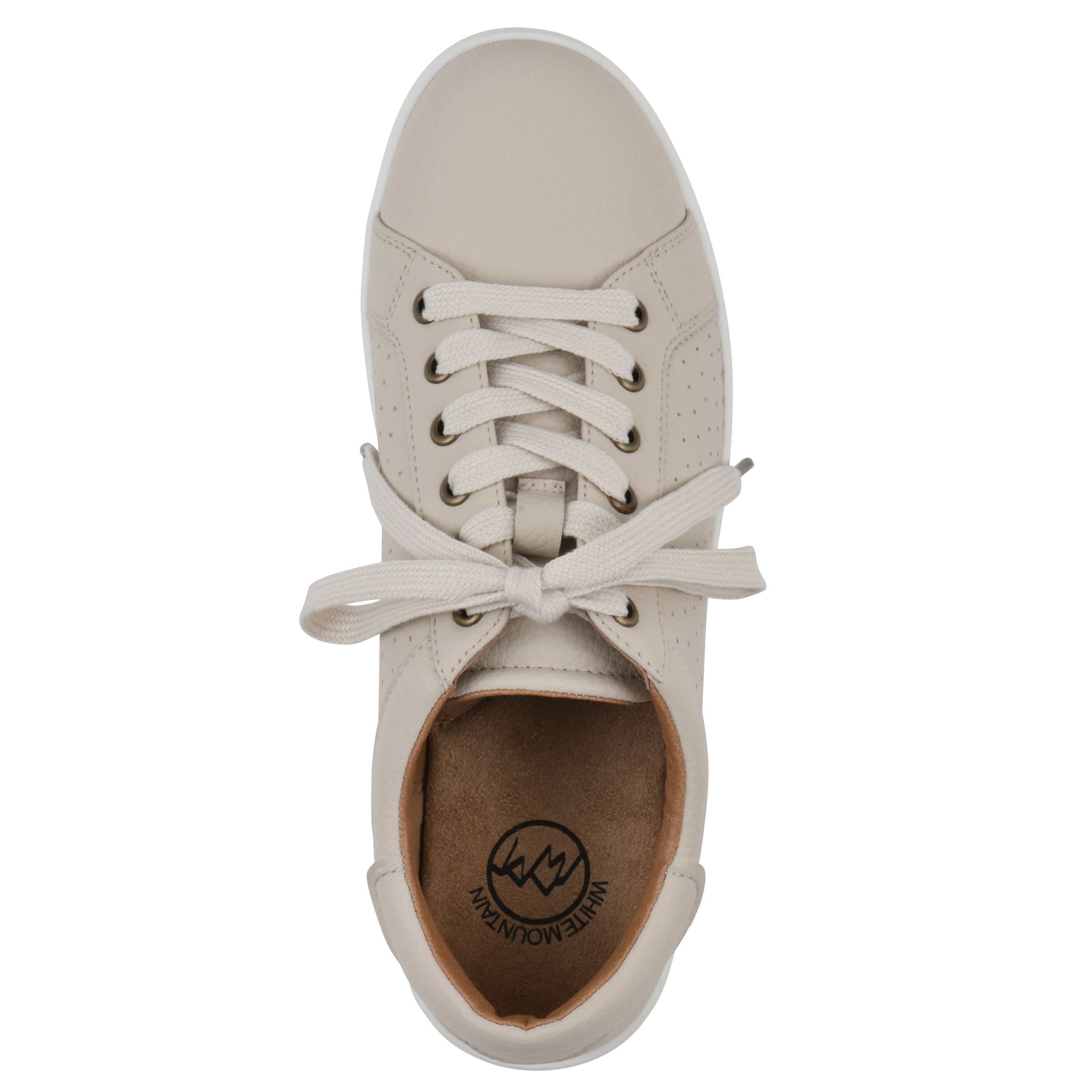 Uniform Lace Up Sneaker, BONE SMOOTH, alternate image number 4