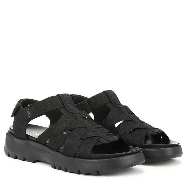 Blissful Strappy Sandal, BLACK, alternate image number 2