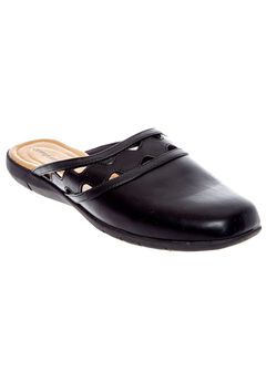 Wide Fit Black Mules