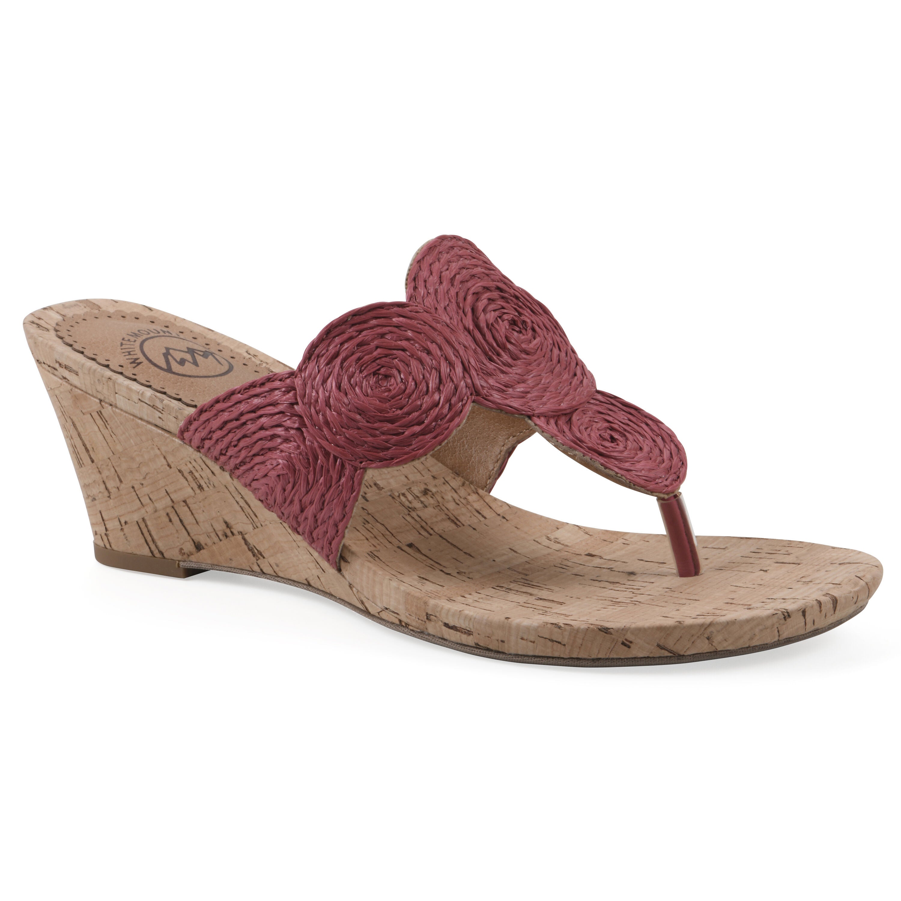 Affogato Wedge Sandal, RASPBERRY SMOOTH, hi-res image number 0
