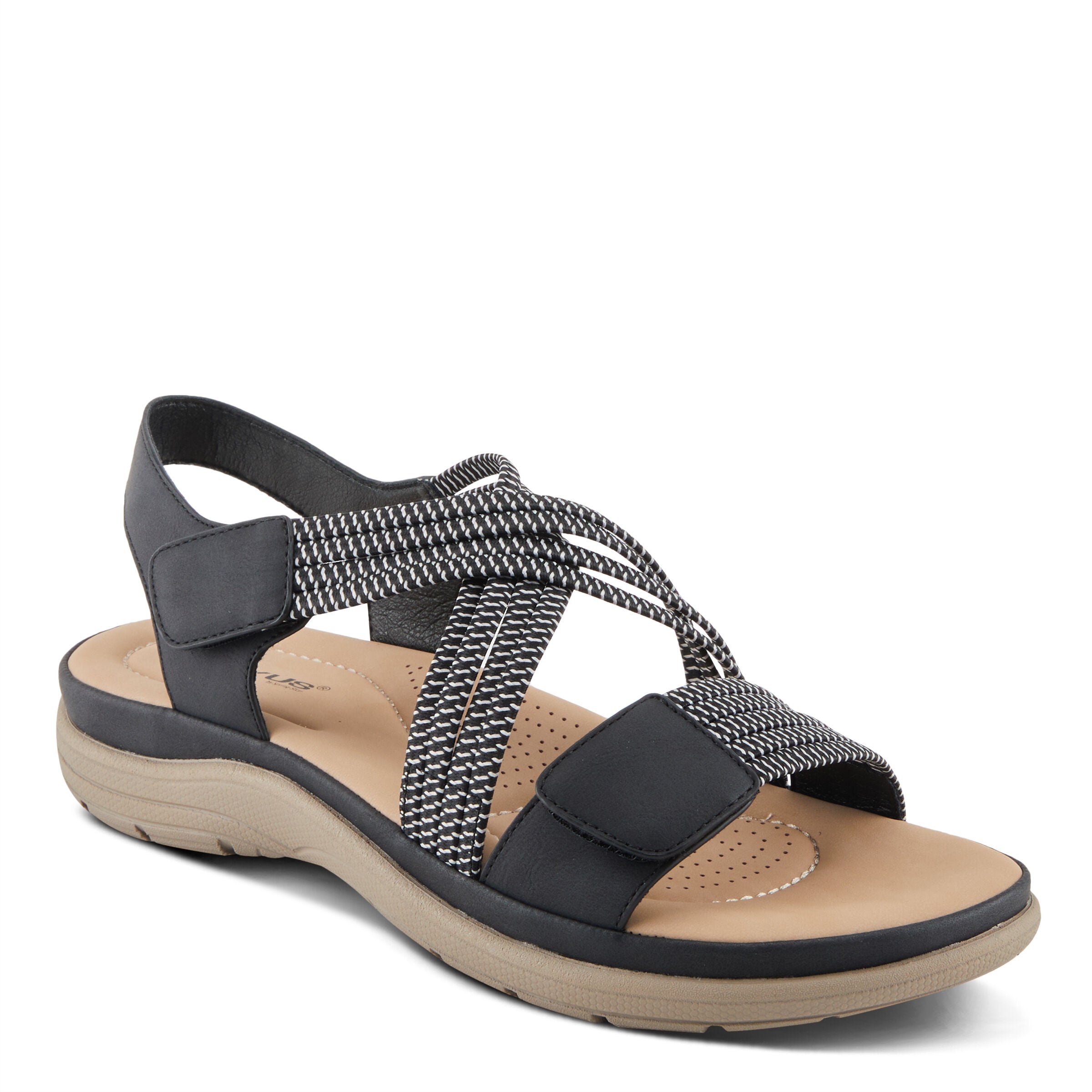 Crossbeam Sandal, BLACK, alternate image number 7
