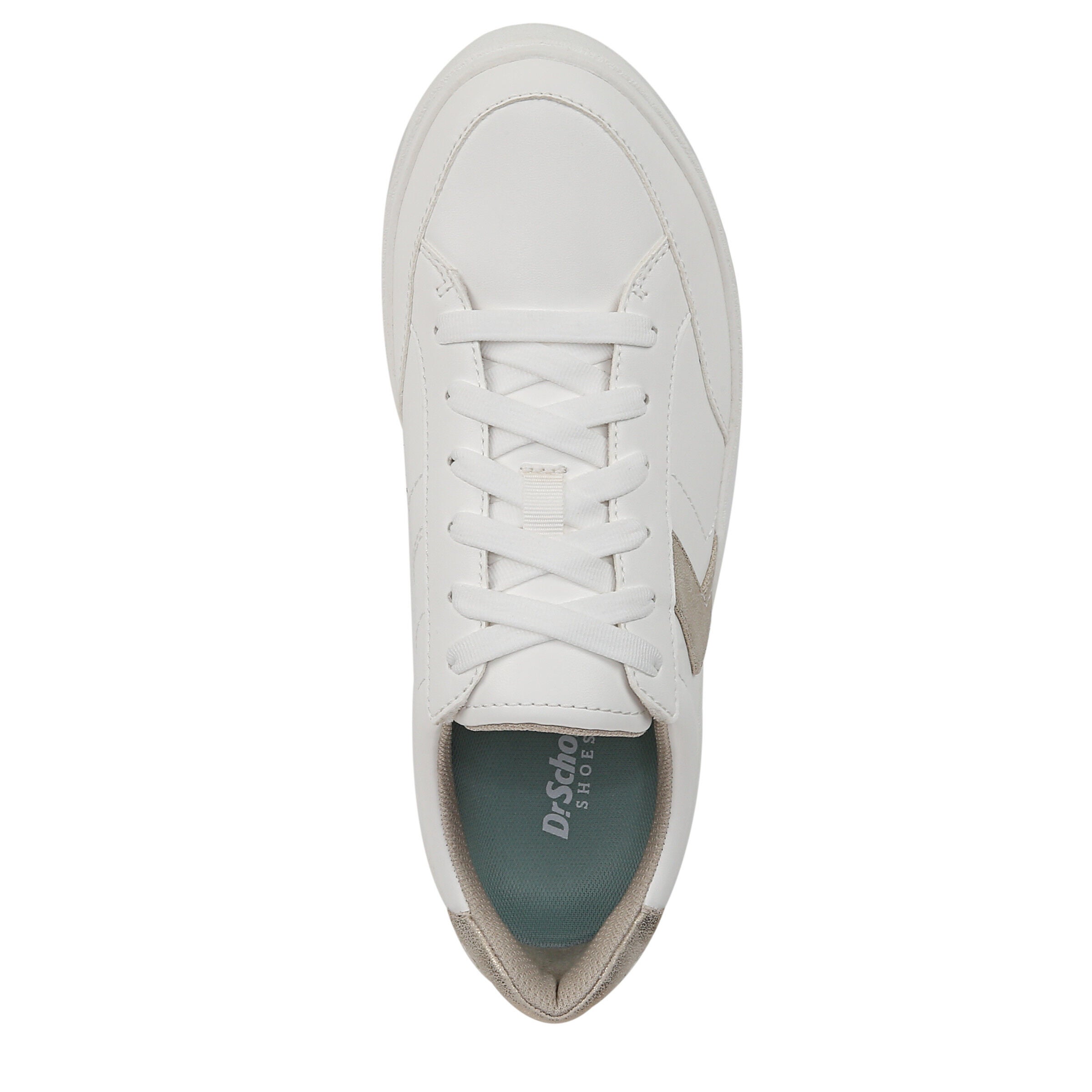 Madison Lace Sneaker, WHITE LIGHT GOLD, alternate image number 6