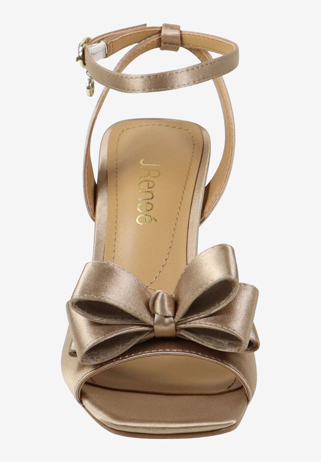 Nishia Ankle Strap Sandal, BEIGE, alternate image number 3
