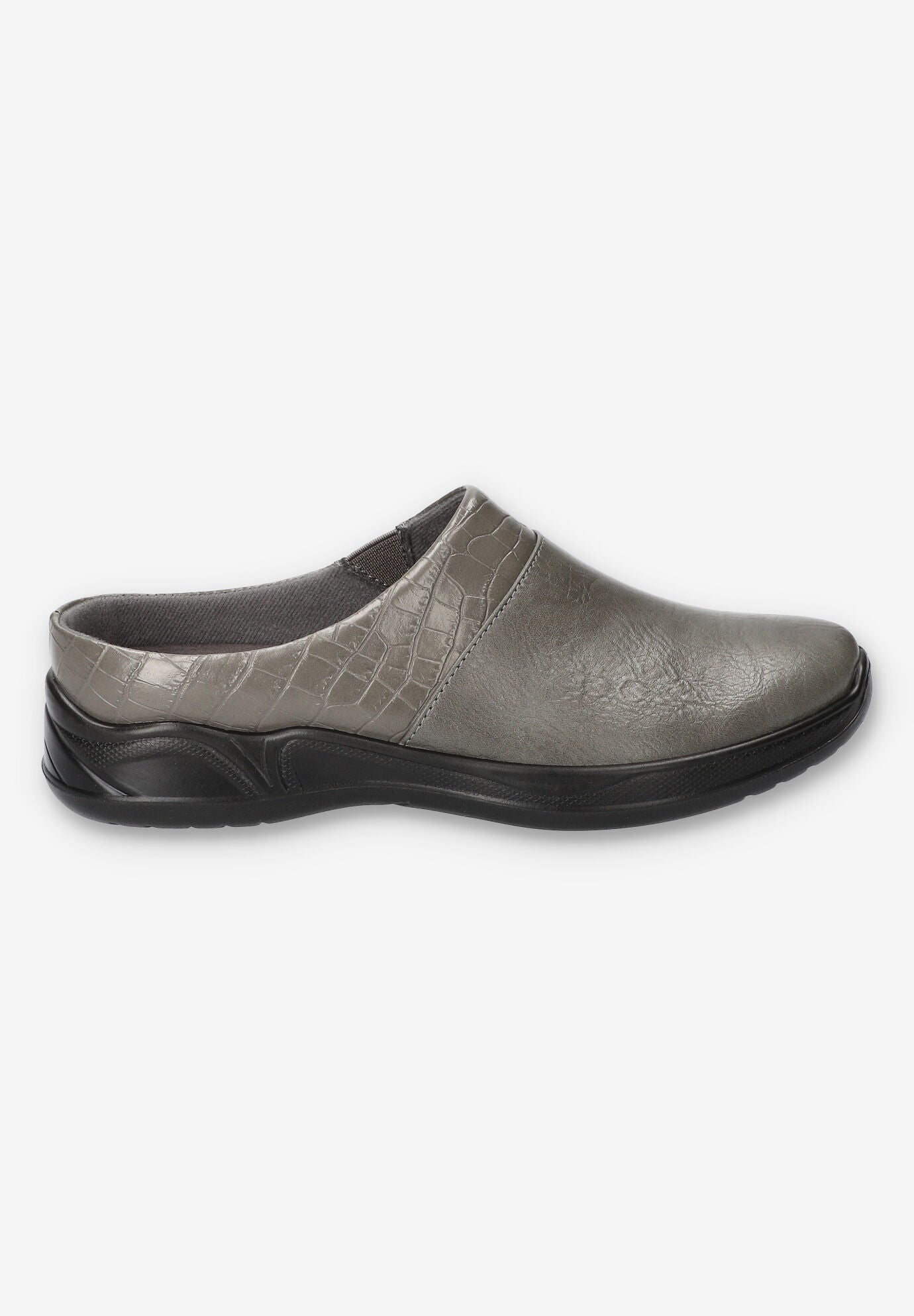 Janalee Comfort Mule, GREY CROCO, alternate image number 2