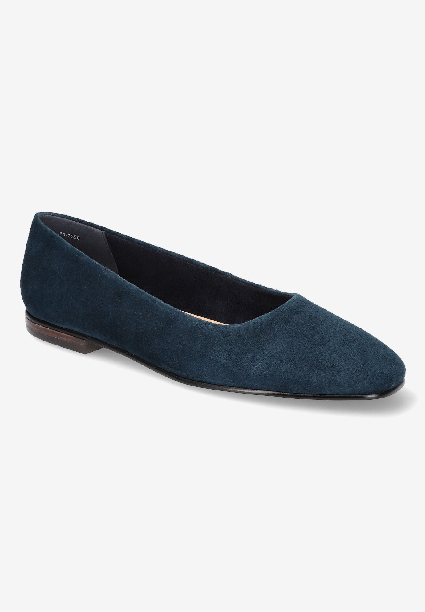 Kimiko Flats, NAVY SUEDE LEATHER, hi-res image number 0