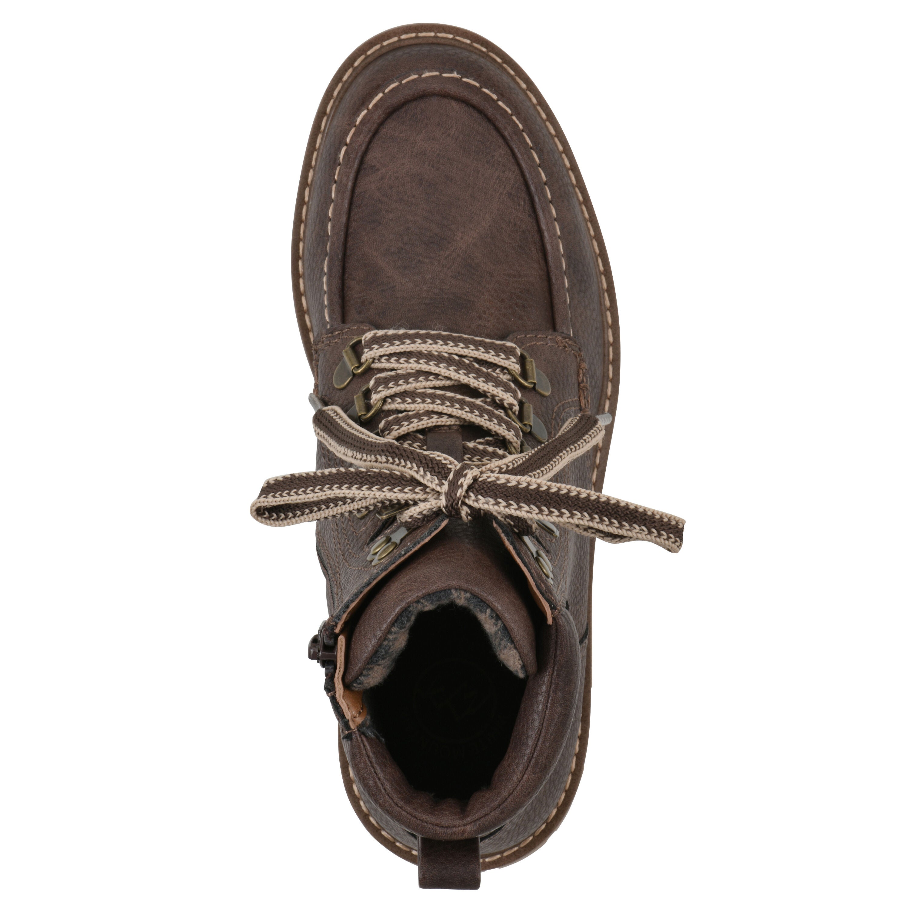 Parcels City Hiker Boot, BROWN PEBBLE SMOOTH, alternate image number 4
