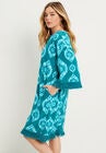Boho Terry Boardwalk Shirtdress, , alternate image number null