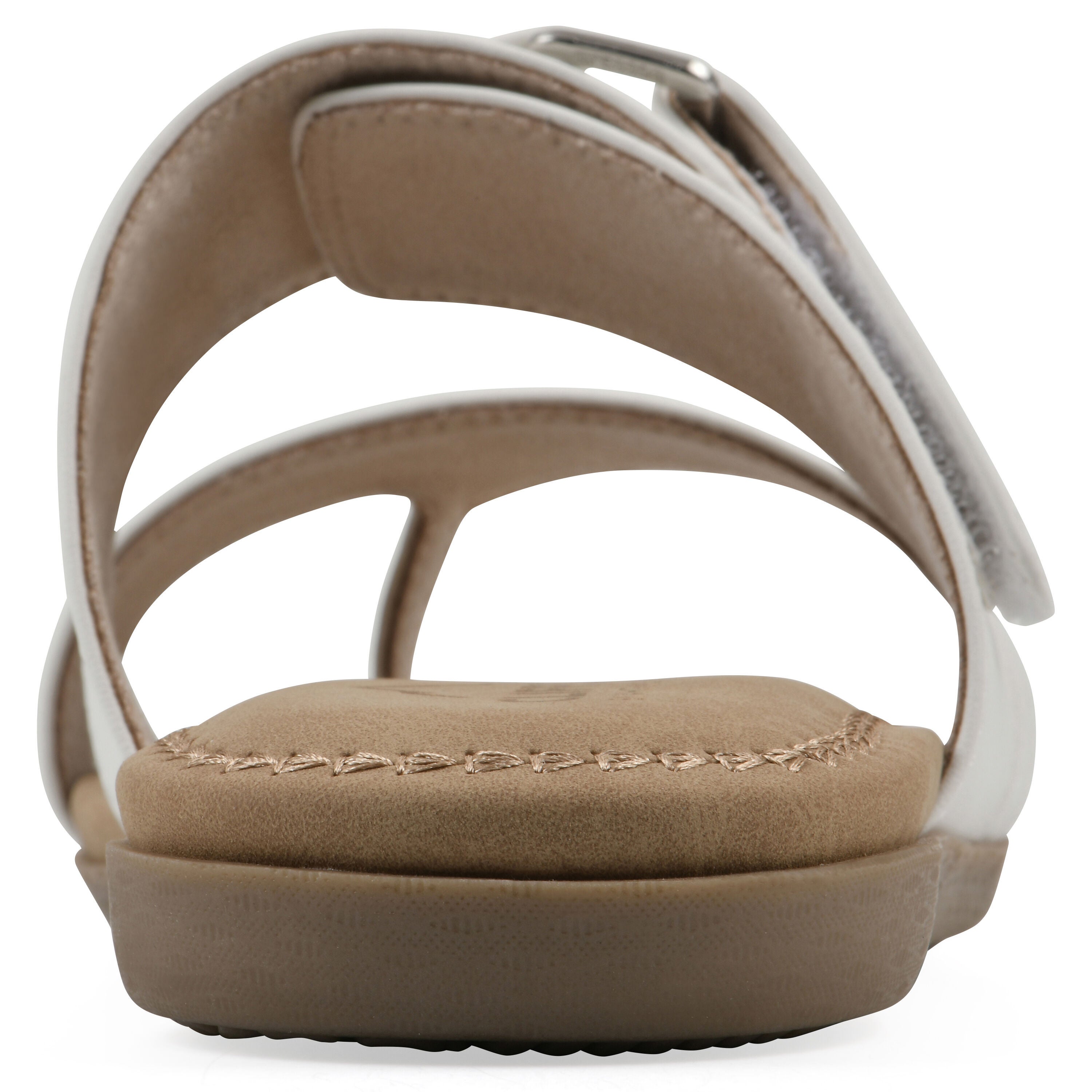 Fancify Slide Sandal, WHITE SMOOTH, on-hover image number 1