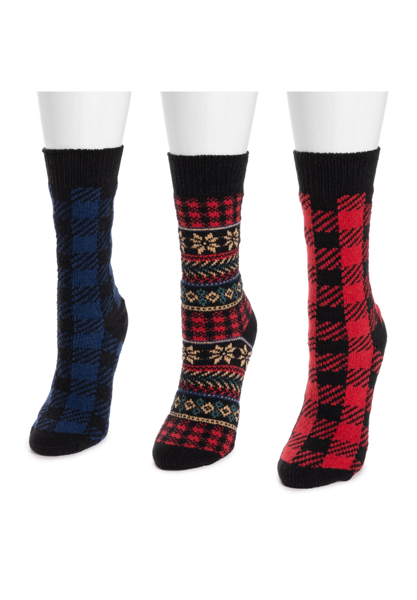 3 Pair Boot Slippers Socks, , alternate image number 6