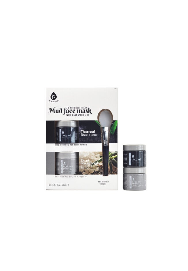 15 Minute Facial Therapy Mud Face Mask And Applicator, 2 PACK, hi-res image number null