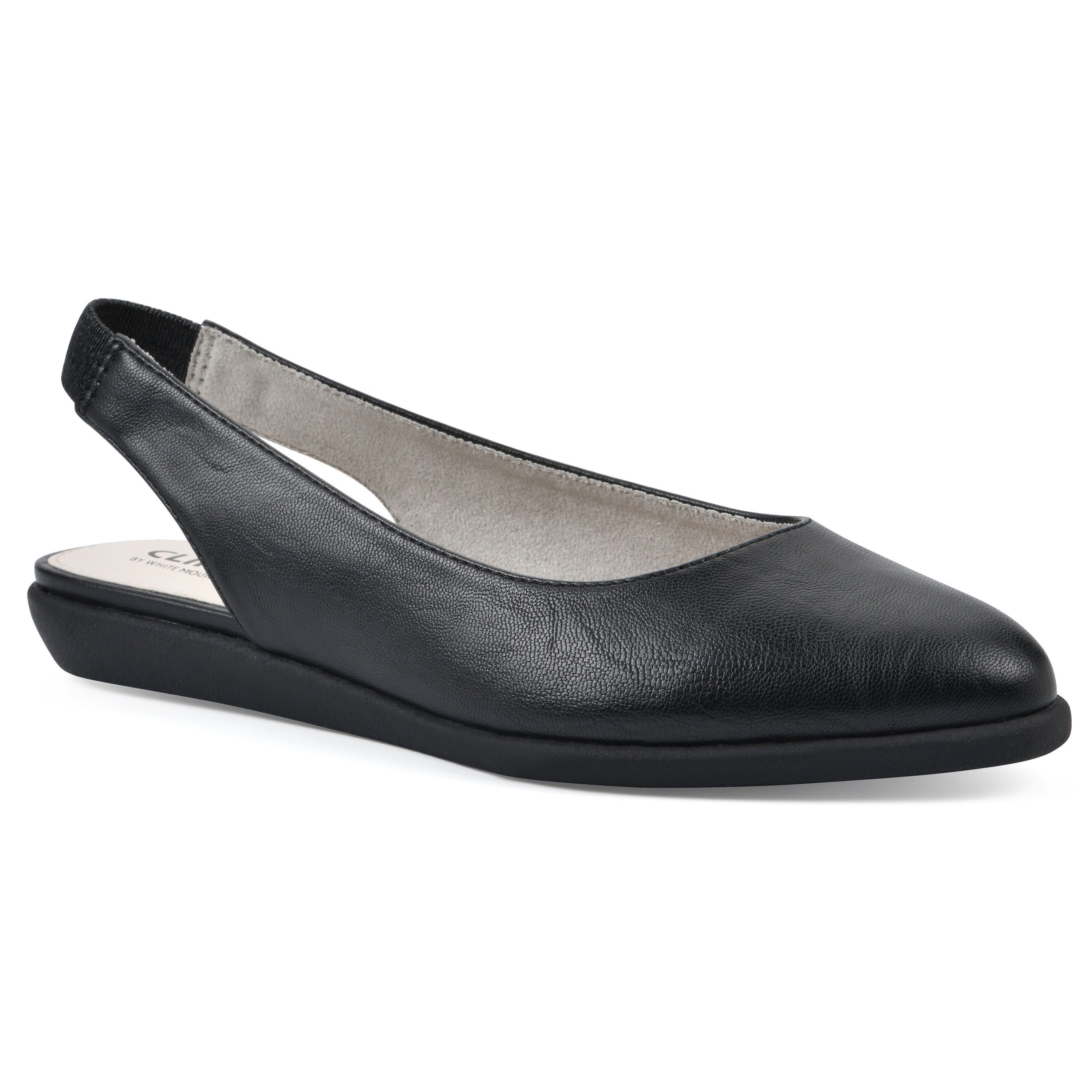 Memory Slingback Flat, BLACK SMOOTH, hi-res image number 0