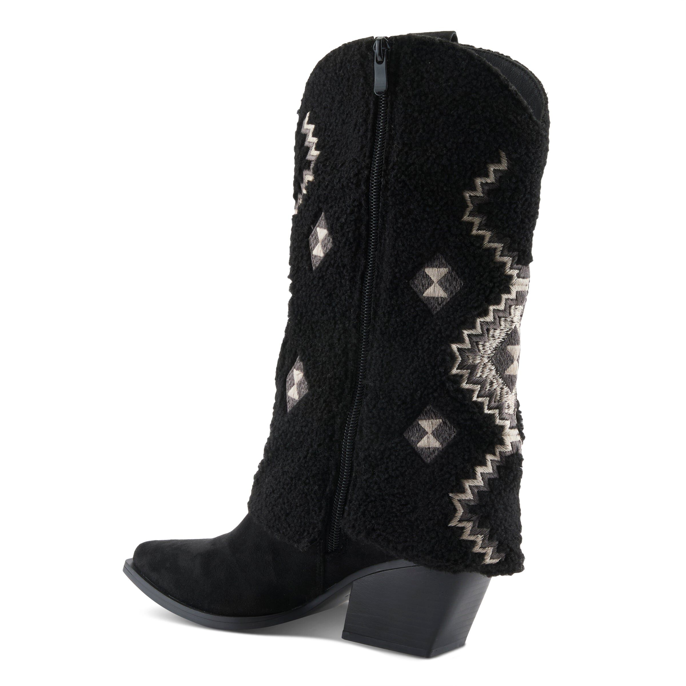 Westee Mid Calf Boots, BLACK, alternate image number 6