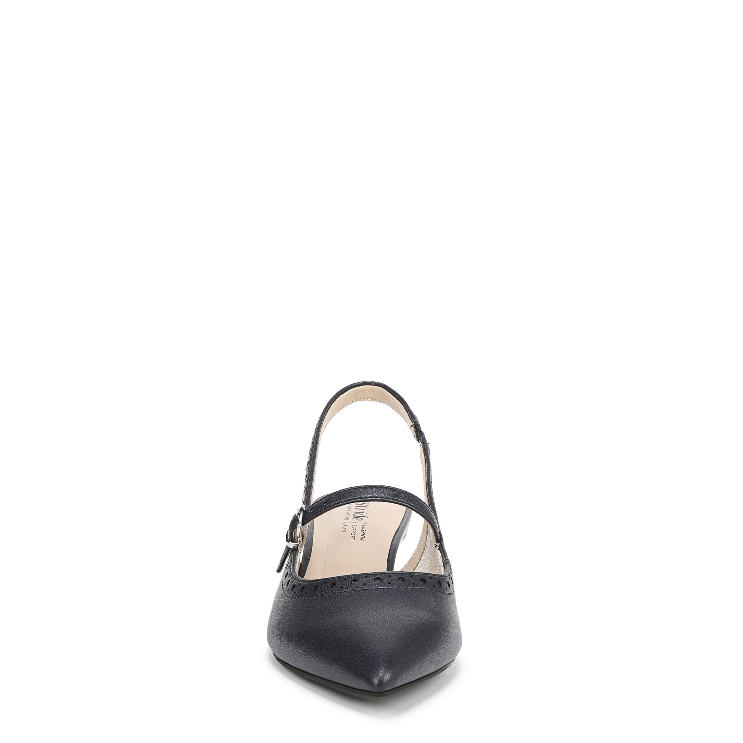 Marilyn Slingback Pump, LUX NAVY, alternate image number 4
