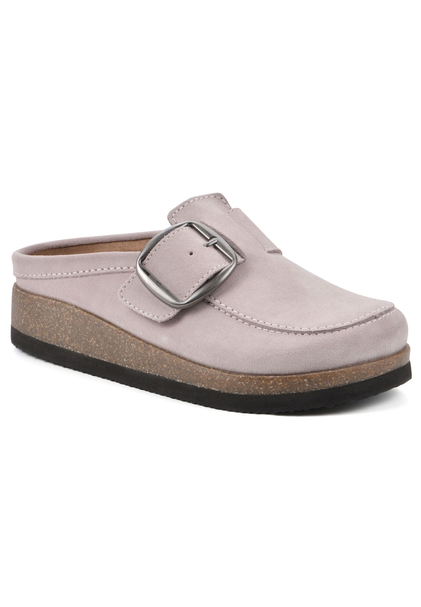 Bueno Casual Flat, LIGHT LAVENDER SUEDE, hi-res image number 0