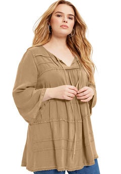 Plus Size Rayon Blouses
