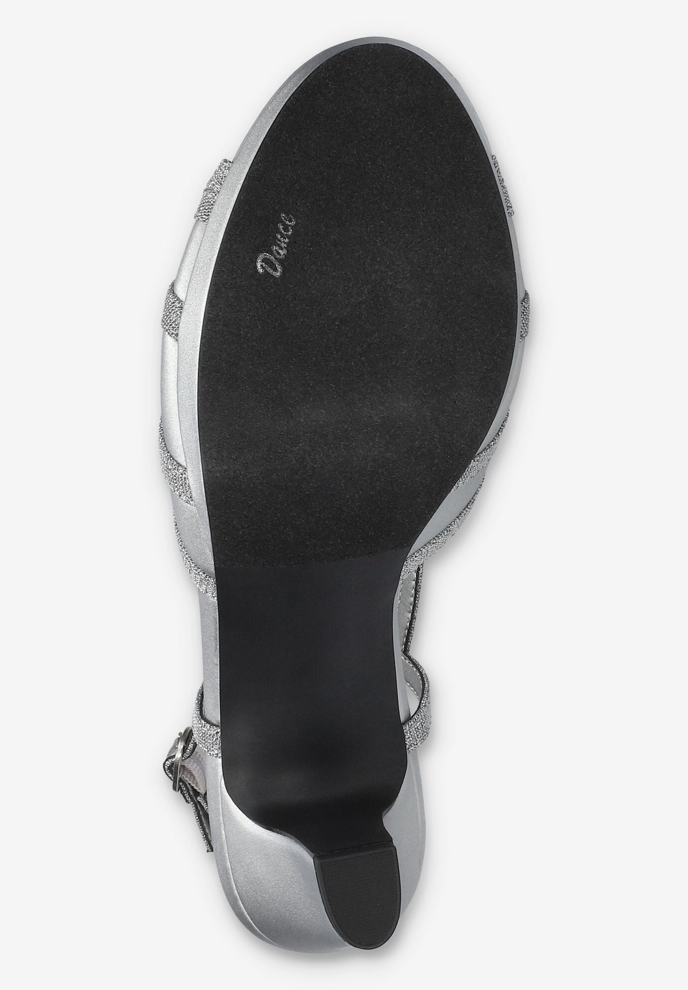 Starlight Heeled Sandals, SILVER SATIN, alternate image number 5