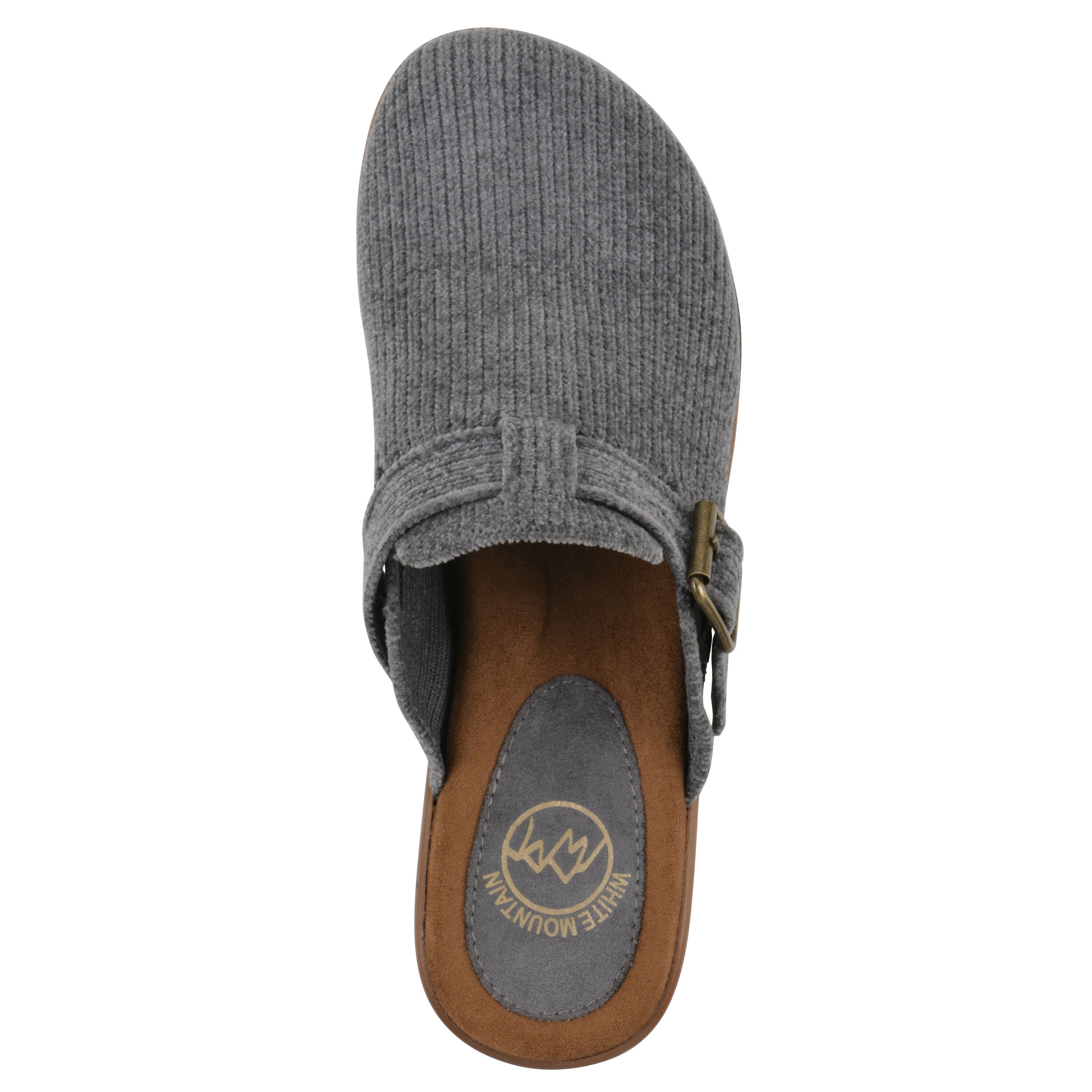 Vias Slip-on Clog, BLUE STEEL FABRIC, alternate image number 4