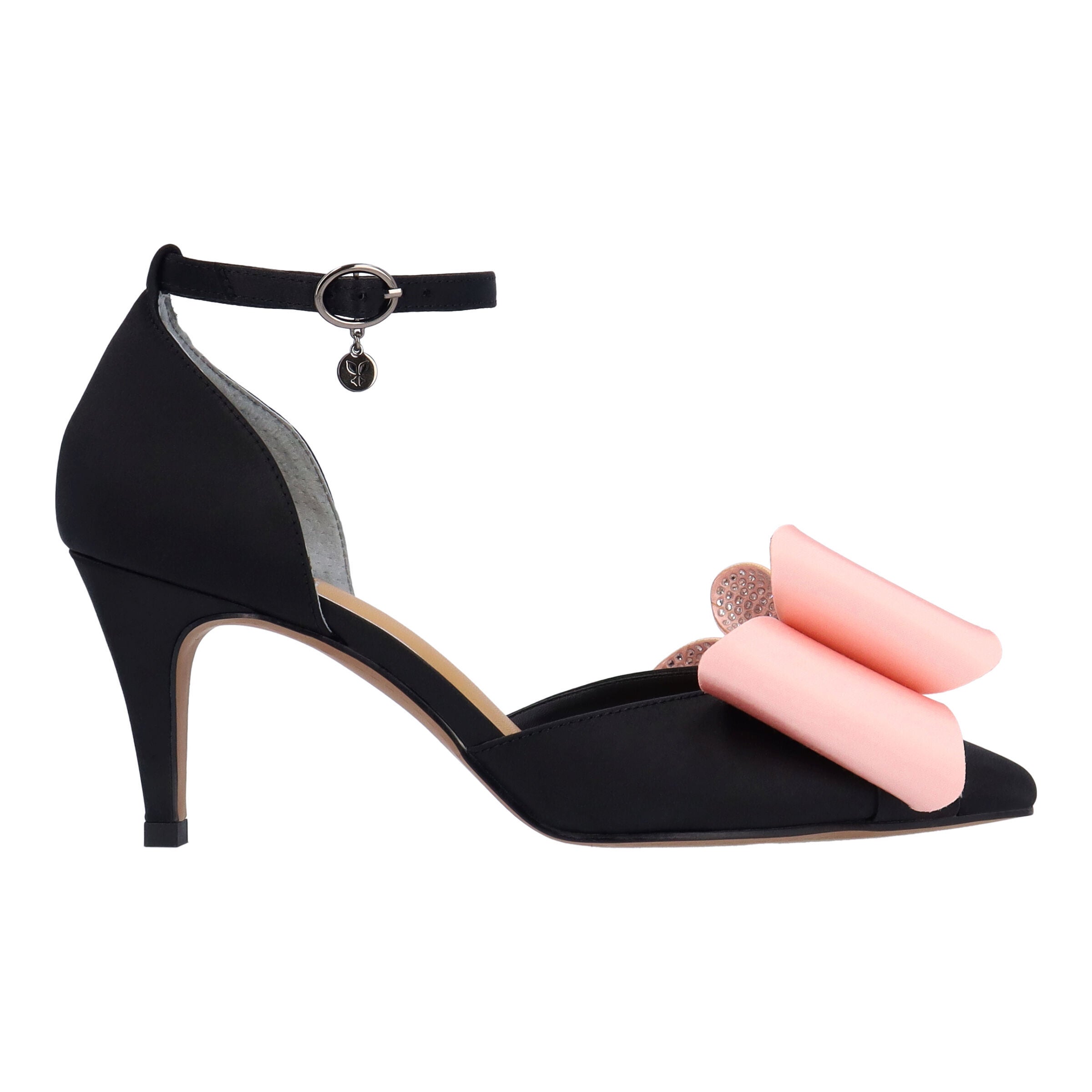 Pammie Ankle Strap Pump, BLACK PINK, alternate image number 3
