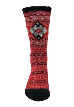 Diamond Fairisle Thermal Socks