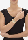 Gold Tone Crystal Leopard Fashion Watch 7.5 inches, , alternate image number null