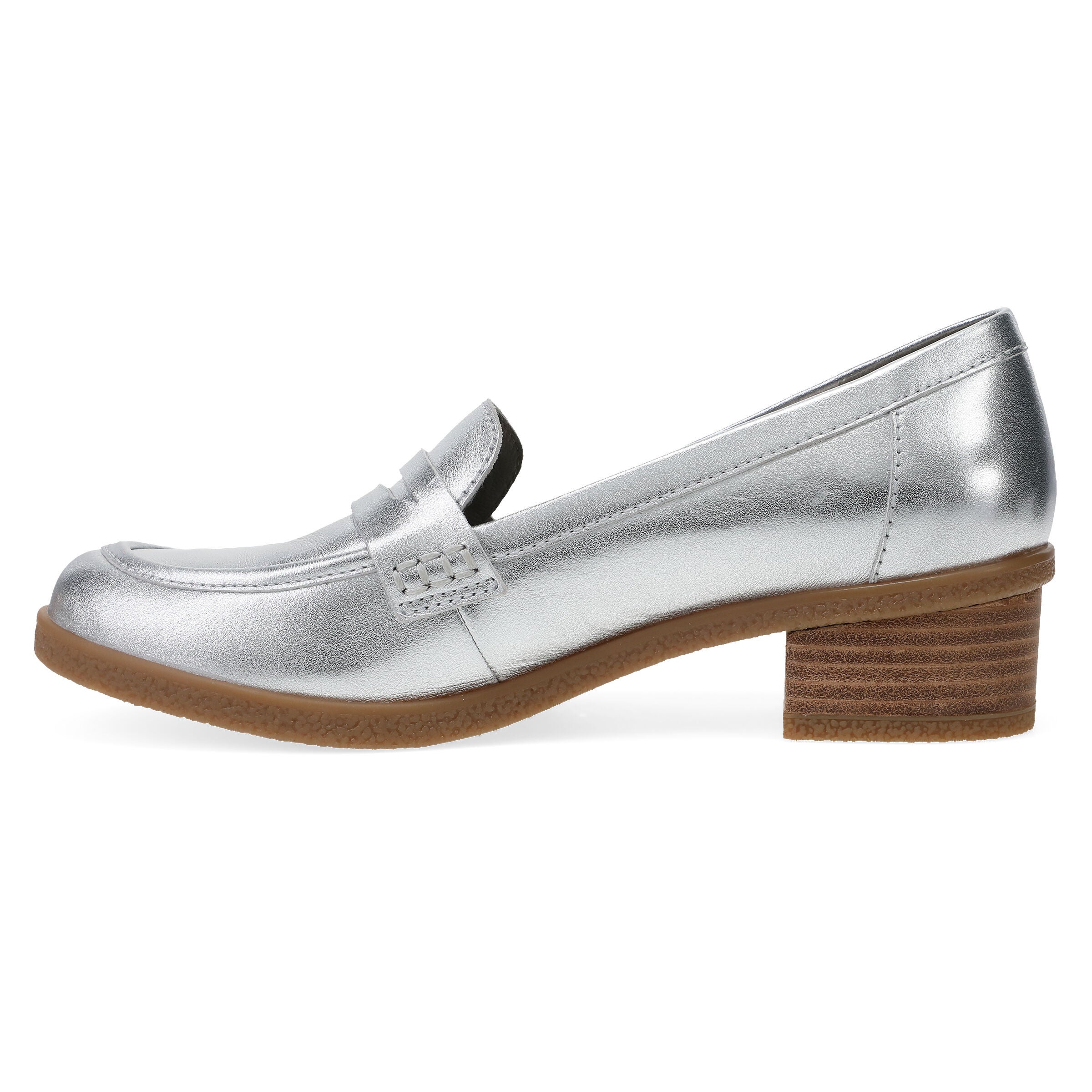 Danica Slip On Loafer, SILVER, alternate image number 6